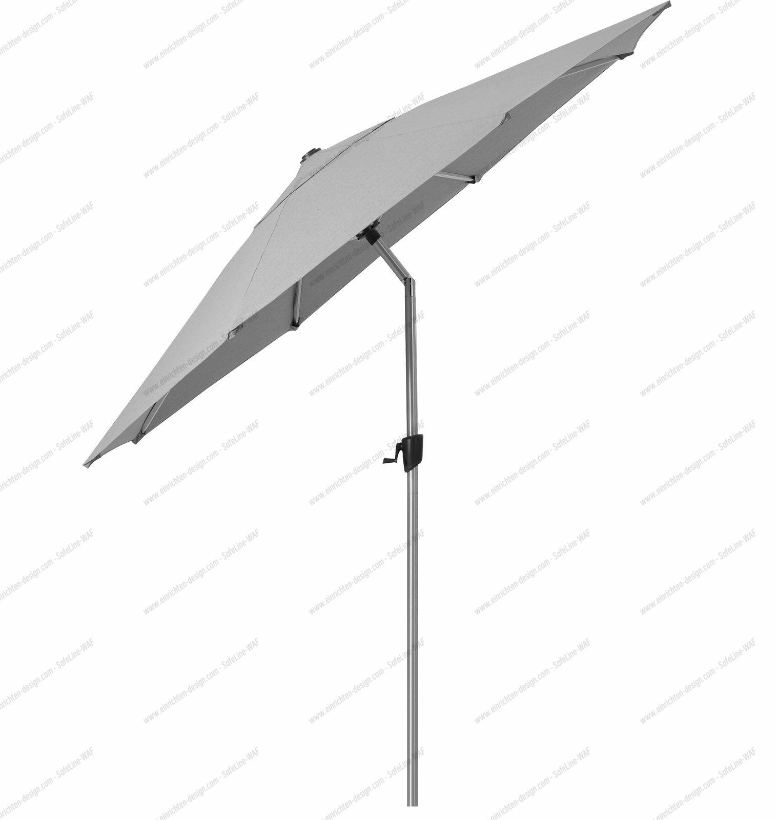 Sunshade Parasol Ø300 cm Tiltable light grey Cane-Line