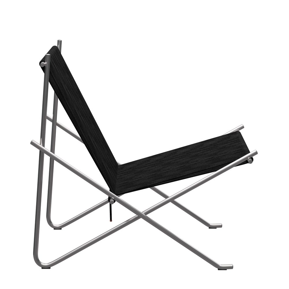 PK4 Lounge Chair Steel - black Fritz Hansen