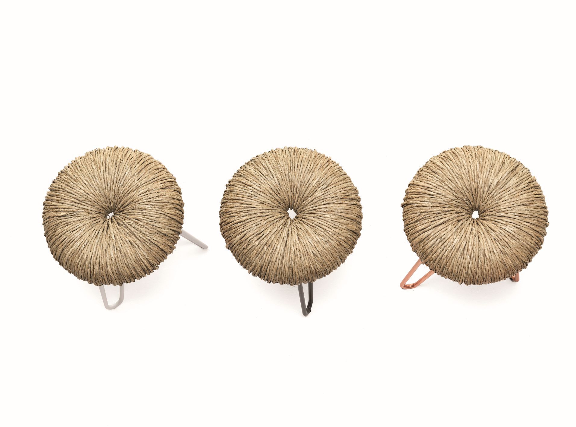 Donut Stool white H45cm Mogg