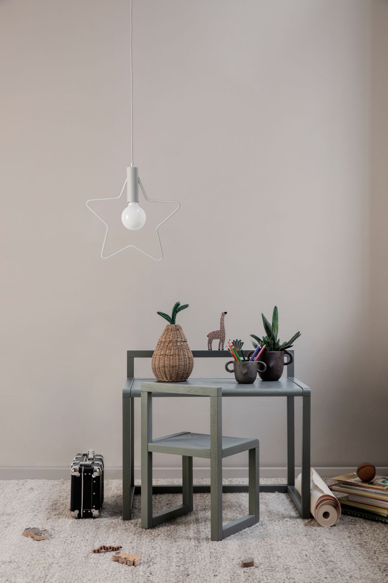Pear Braided Storage Basket small Ferm Living SINGLE PIECES