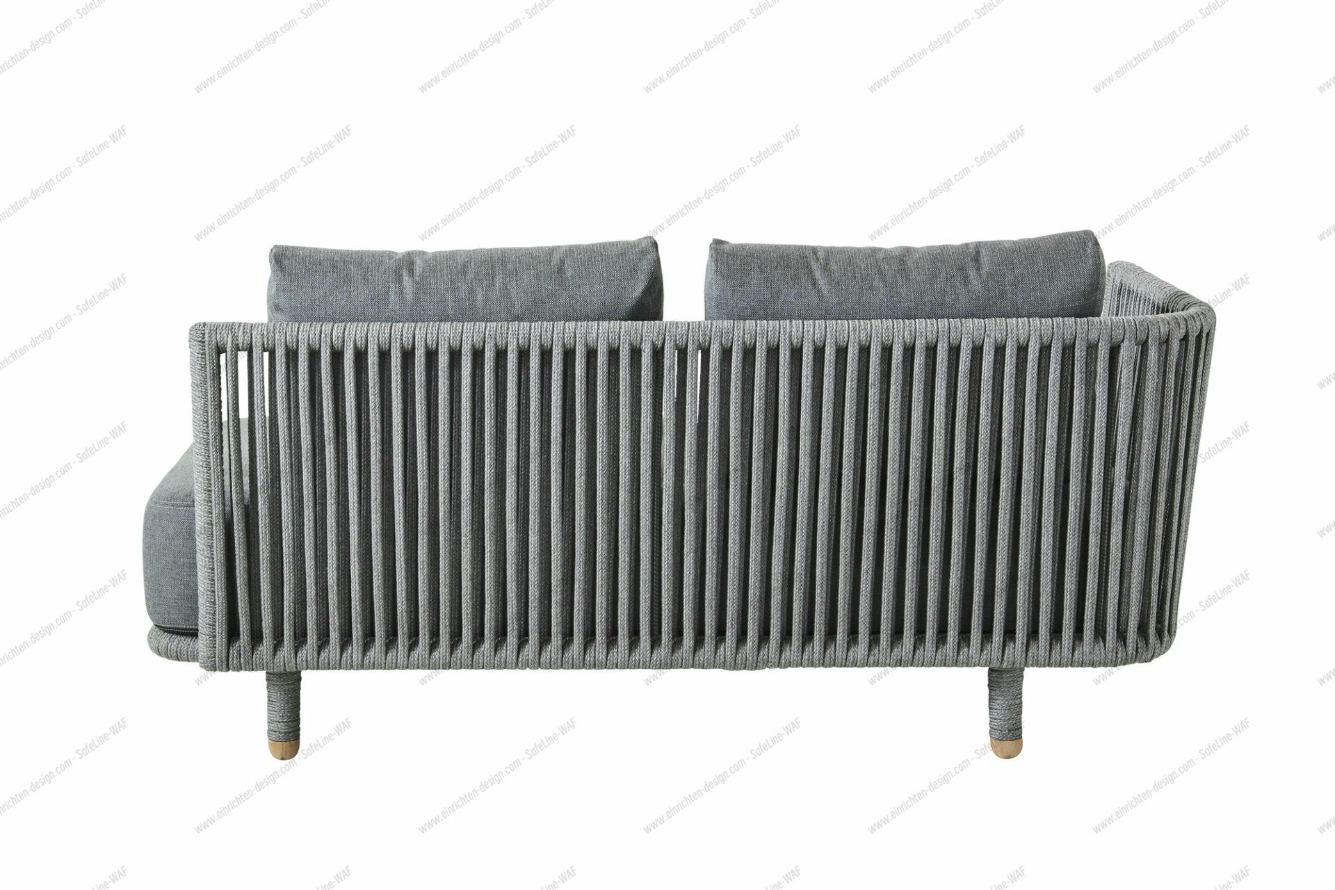 Moments Outdoor 2-seater sofa right Cane-Line
