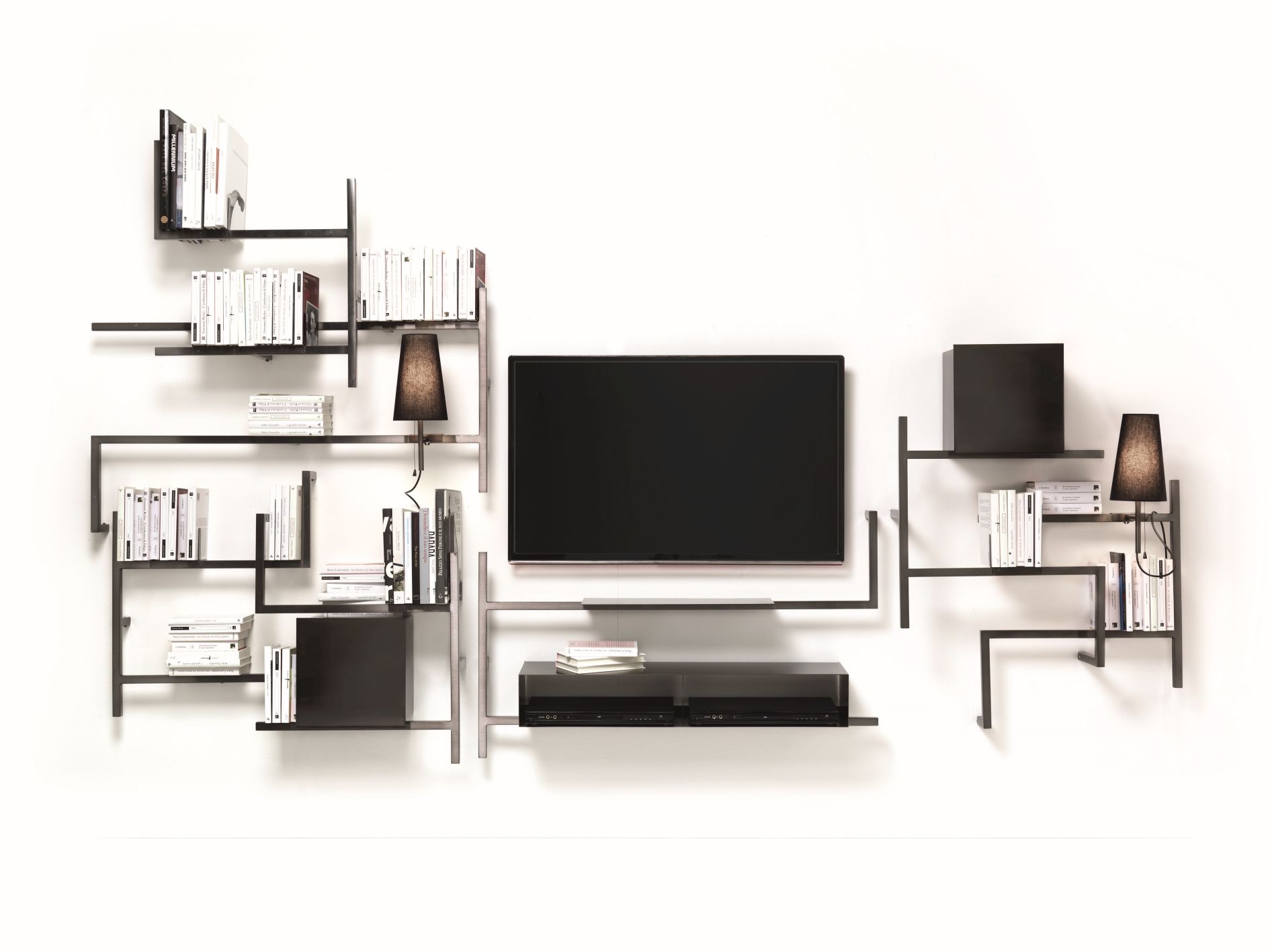 Antologia  Wall shelf-module F  w. 120cm Mogg