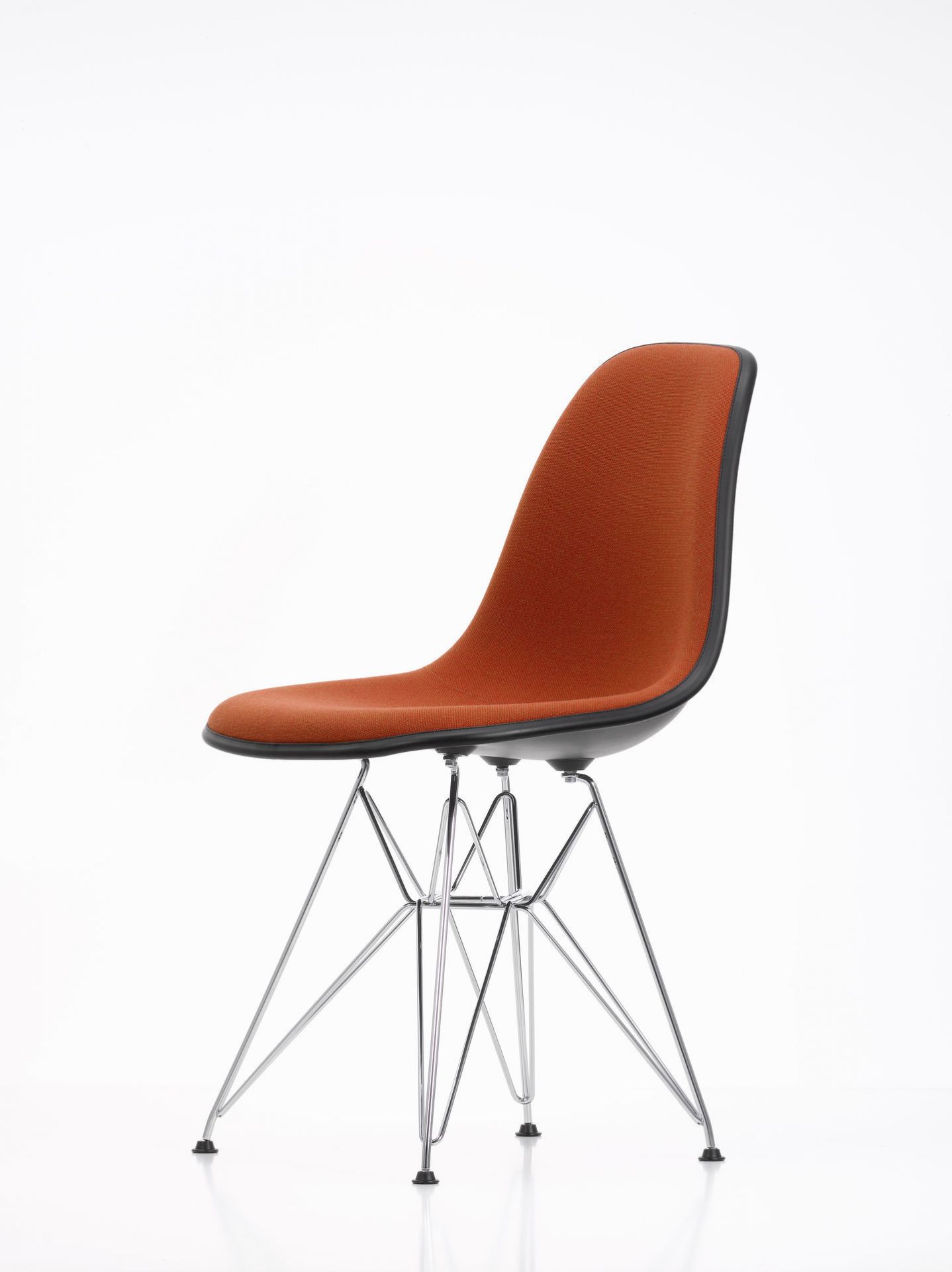 Eames Plastic Side Chair DSR Chair Fully upholstered Vitra