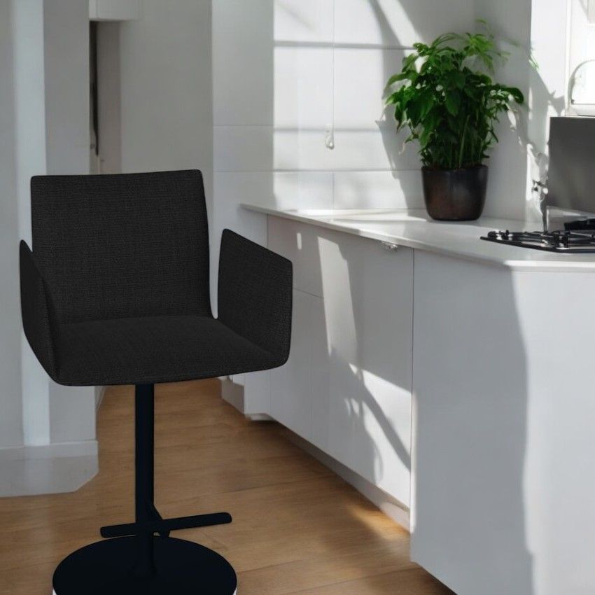 Jalis Bar stool swivel with Disc base Height 102 cm Cor