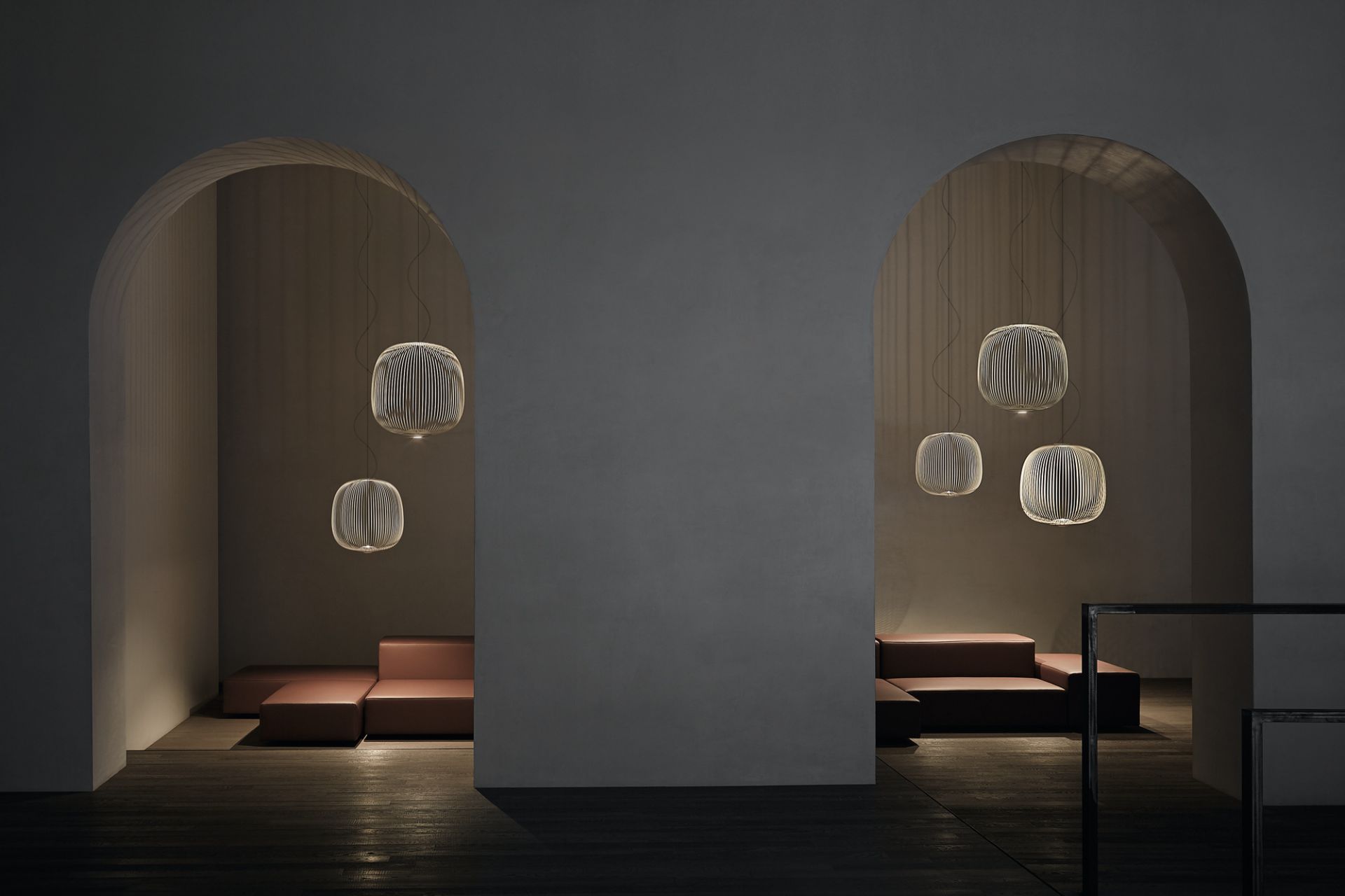 Spokes 2 LED Lampe de suspendue Foscarini white