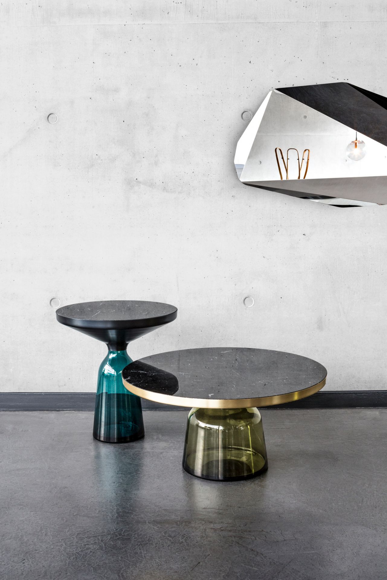 Bell Side Table ClassiCon Brass Amethyst Violet