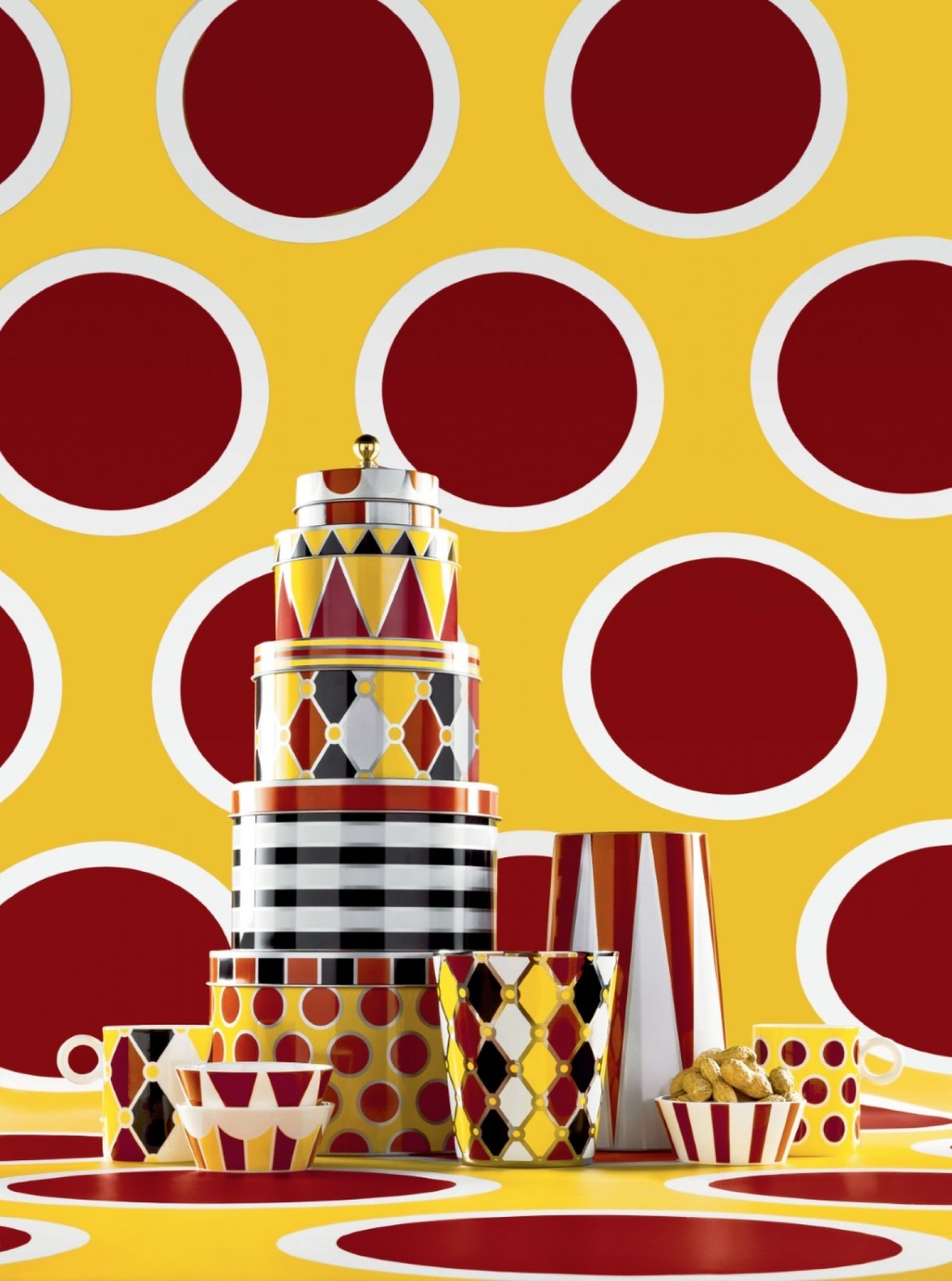 Alessi Circus metal tins set of 3 Alessi