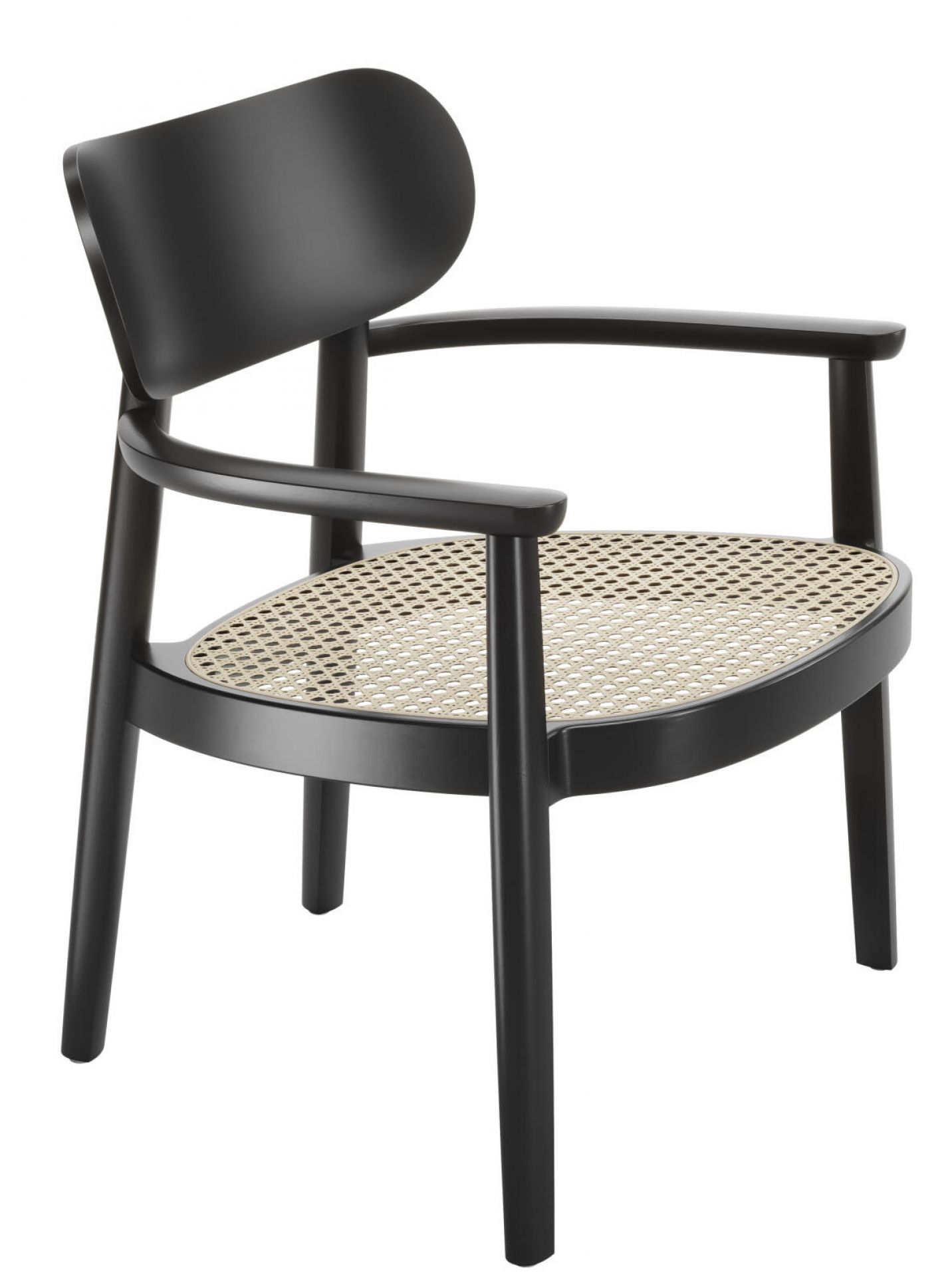 Wooden armchair with armrests 119 MF Thonet 