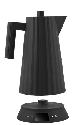 MDL21 Plissé kettle with temperature control Alessi Black