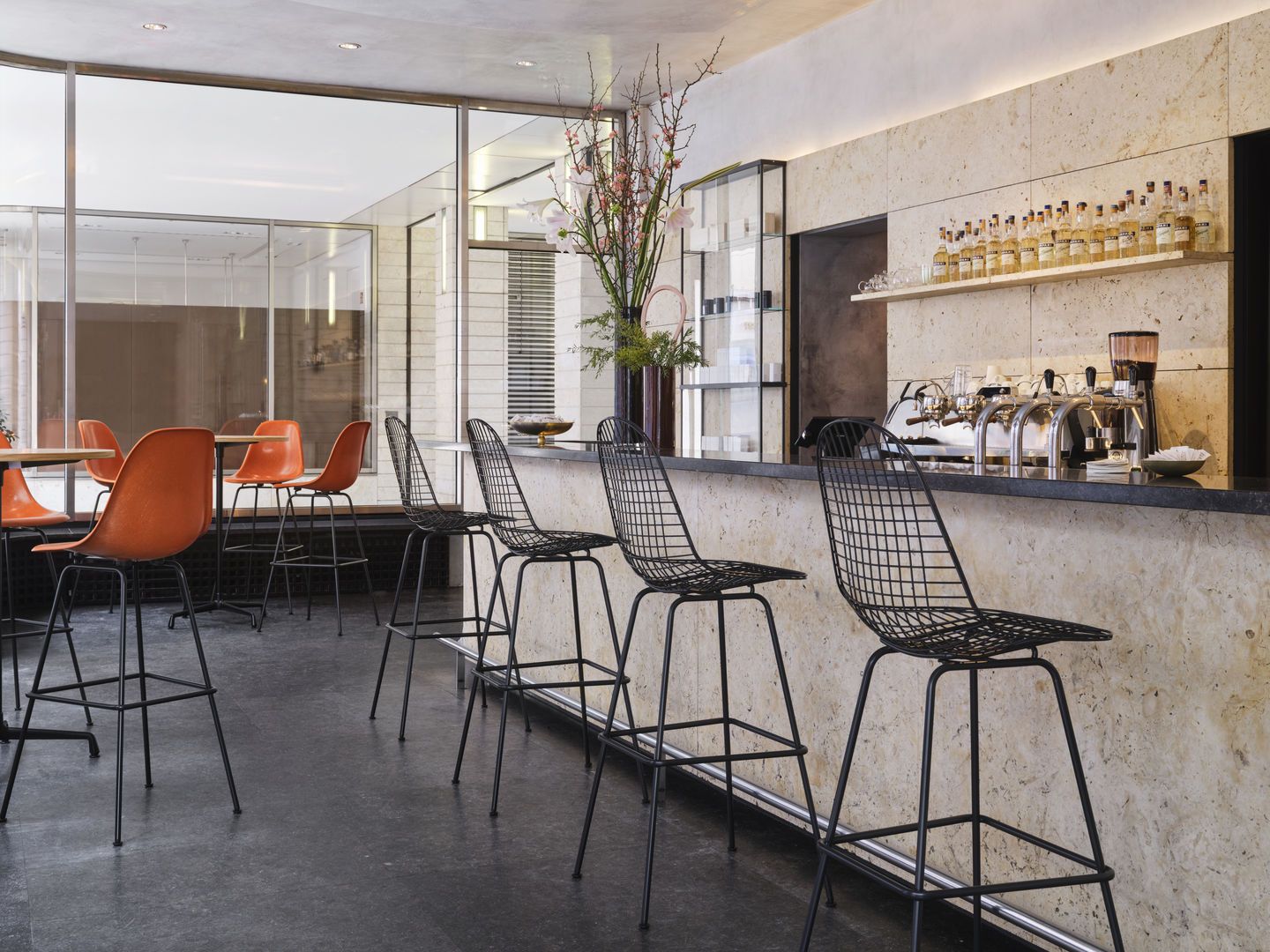 Eames Fibreglass Bar Stool High Bar Stool Vitra  
