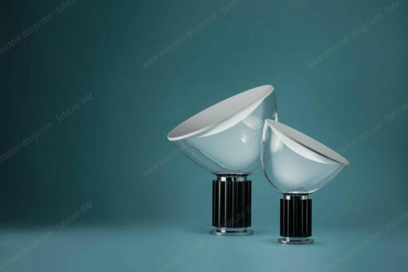 Taccia Small LED table lamp Black Flos SINGLE PIECES