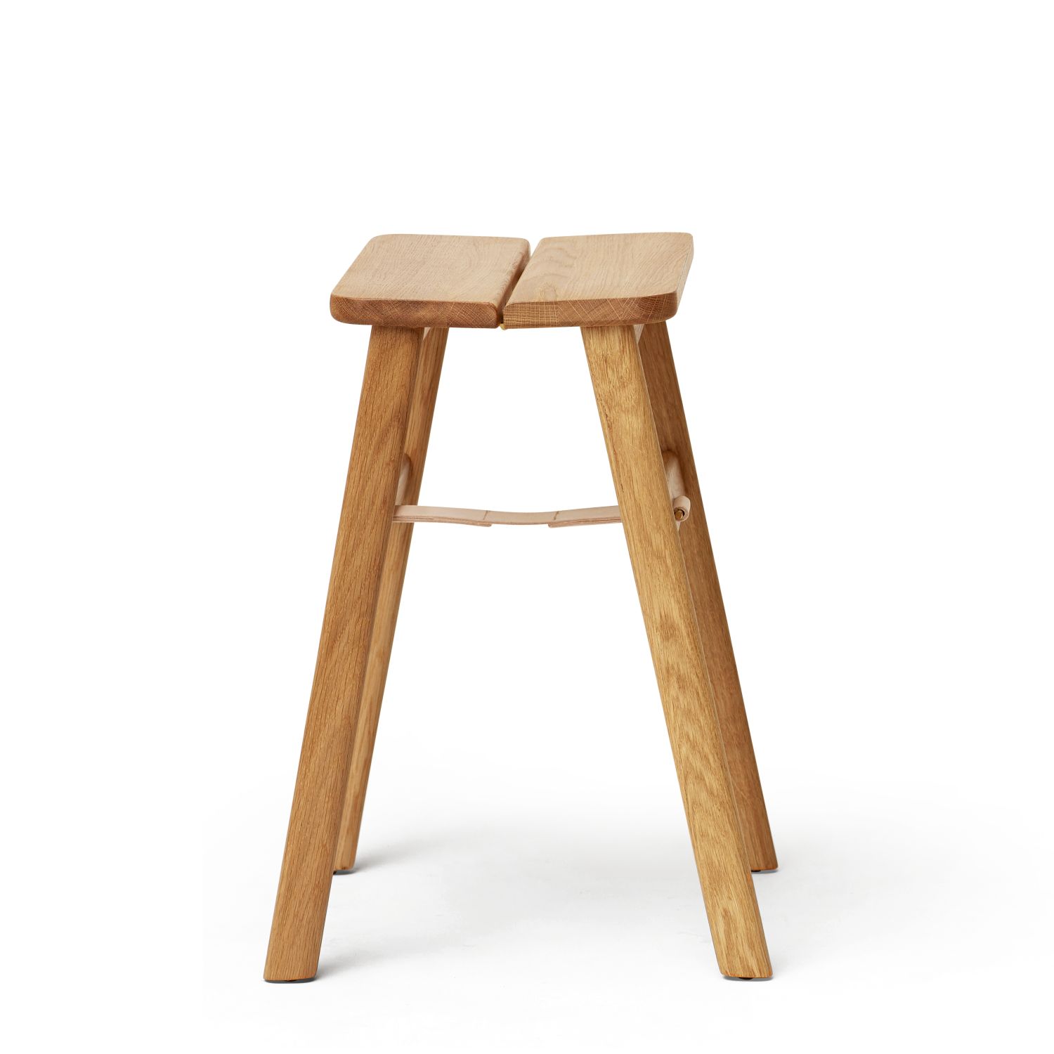 Angle Folding Stool Oak Form & Refine