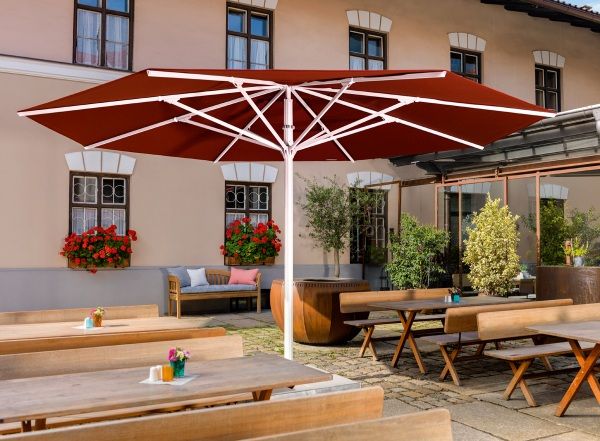 Telescopic umbrella / parasol Weishäupl