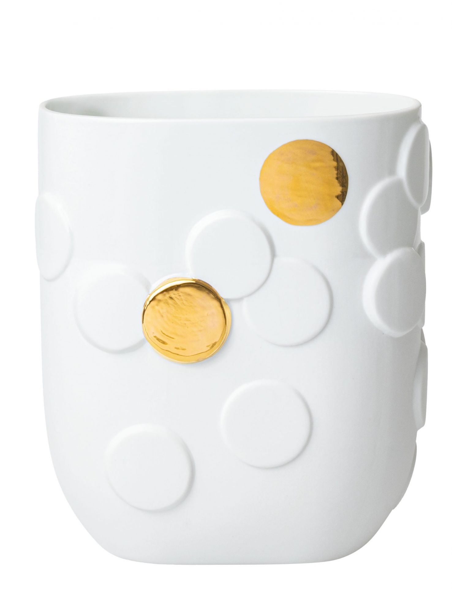 Golden dot vase Räder