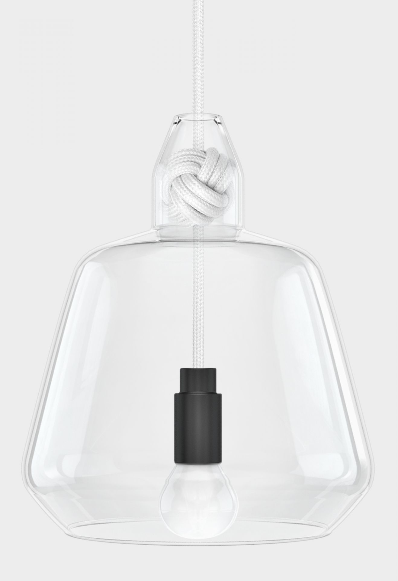 Knot lamp large Pendelleuchte Vitamin-weiss