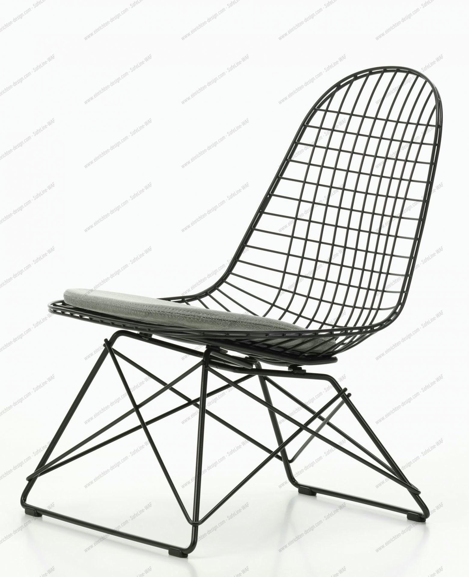 LKR-5 Wire Chair Chair with Seat Cushion Vitra