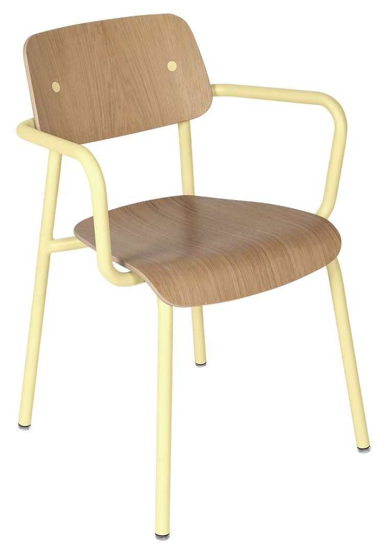 Study Bridge oak armchair Outdoor Fermob