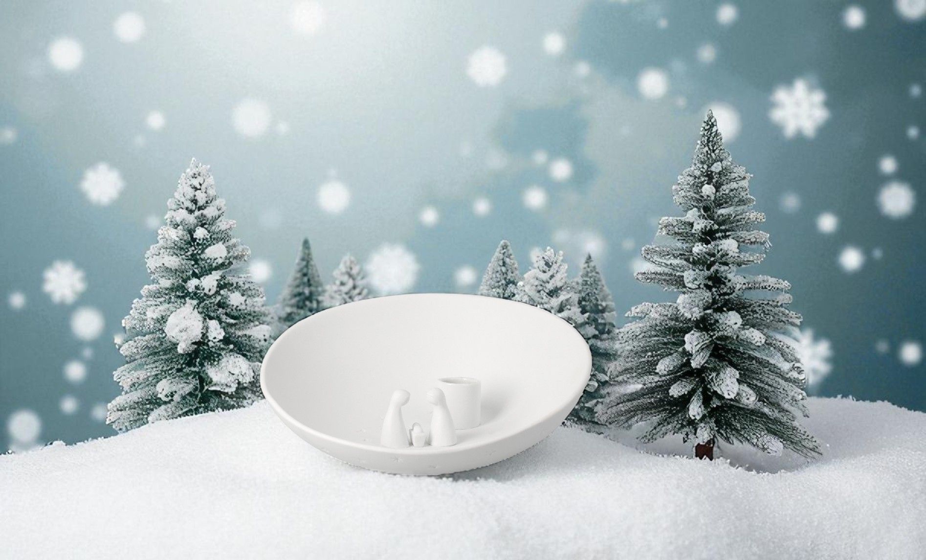Candle bowl cot large wheels