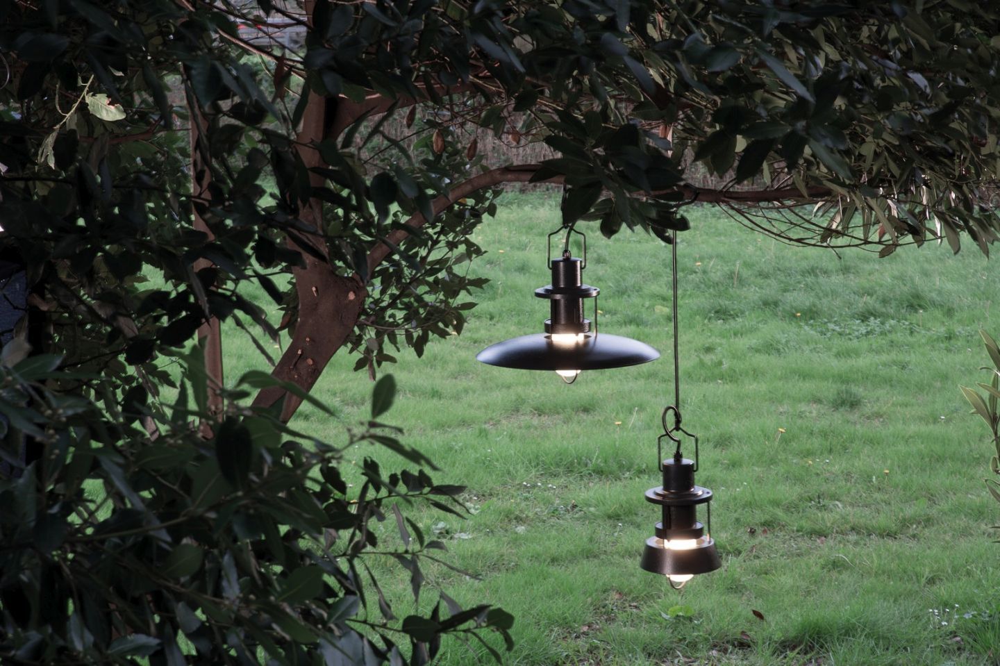 Polo Outdoor Suspension lamp Ø48cm white Martinelli Luce