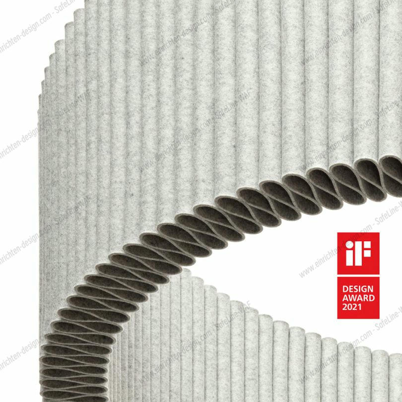 Wave ceiling object incl. suspension device Hey Sign