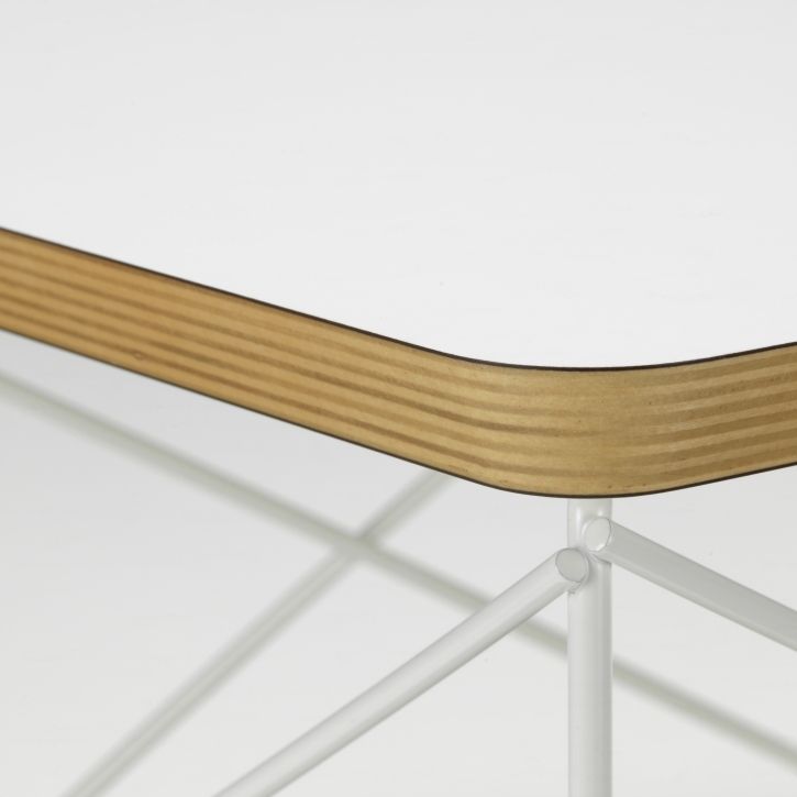 Occasional Table LTR Side Table HPL White Vitra Steel wire white powder-coated