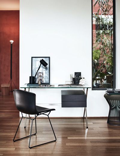 Bertoia Chair Core Leather Knoll International 