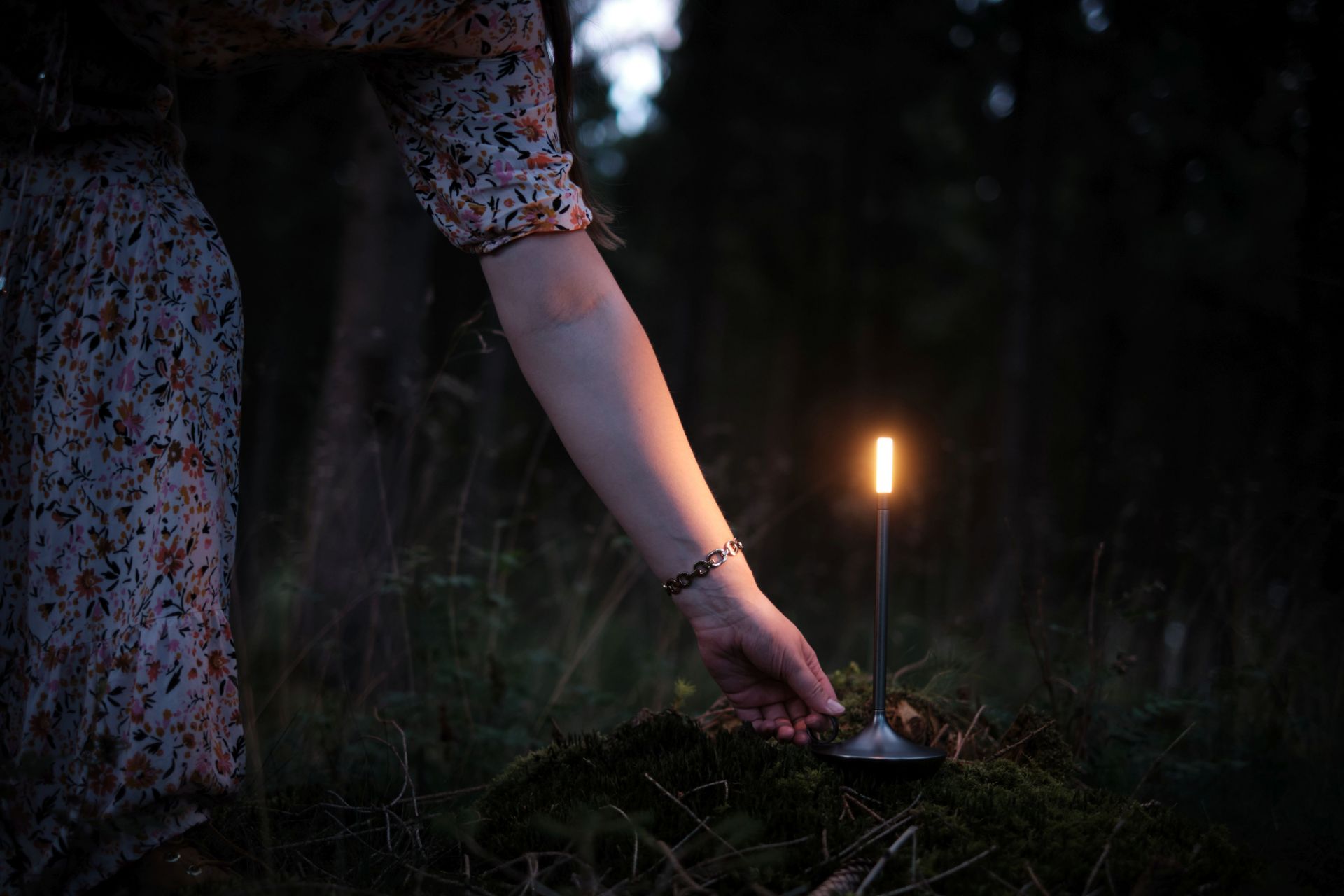 Wick Portable light / Tample lamp with USB graphite Graypants