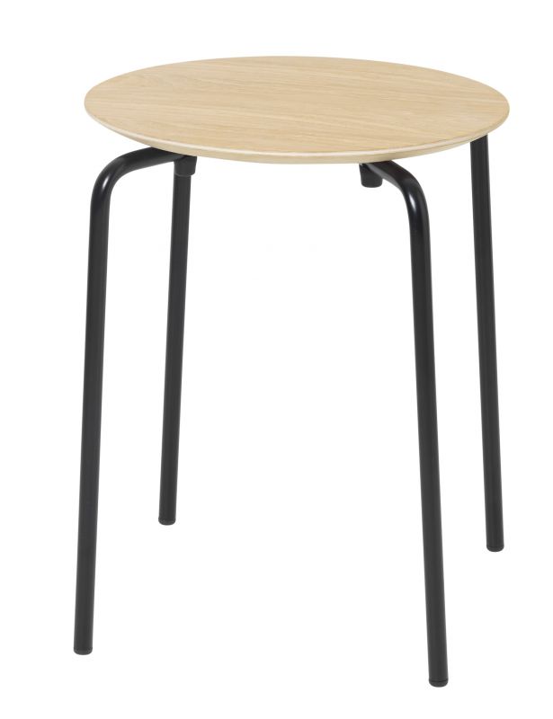 Herman Stool Black Frame Ferm Living