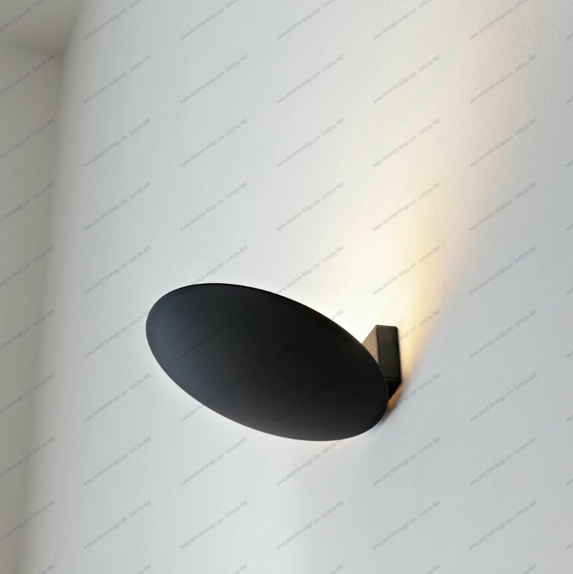 Lederam WF Wandleuchte Ø 25 cm Catellani & Smith-Schwarz
