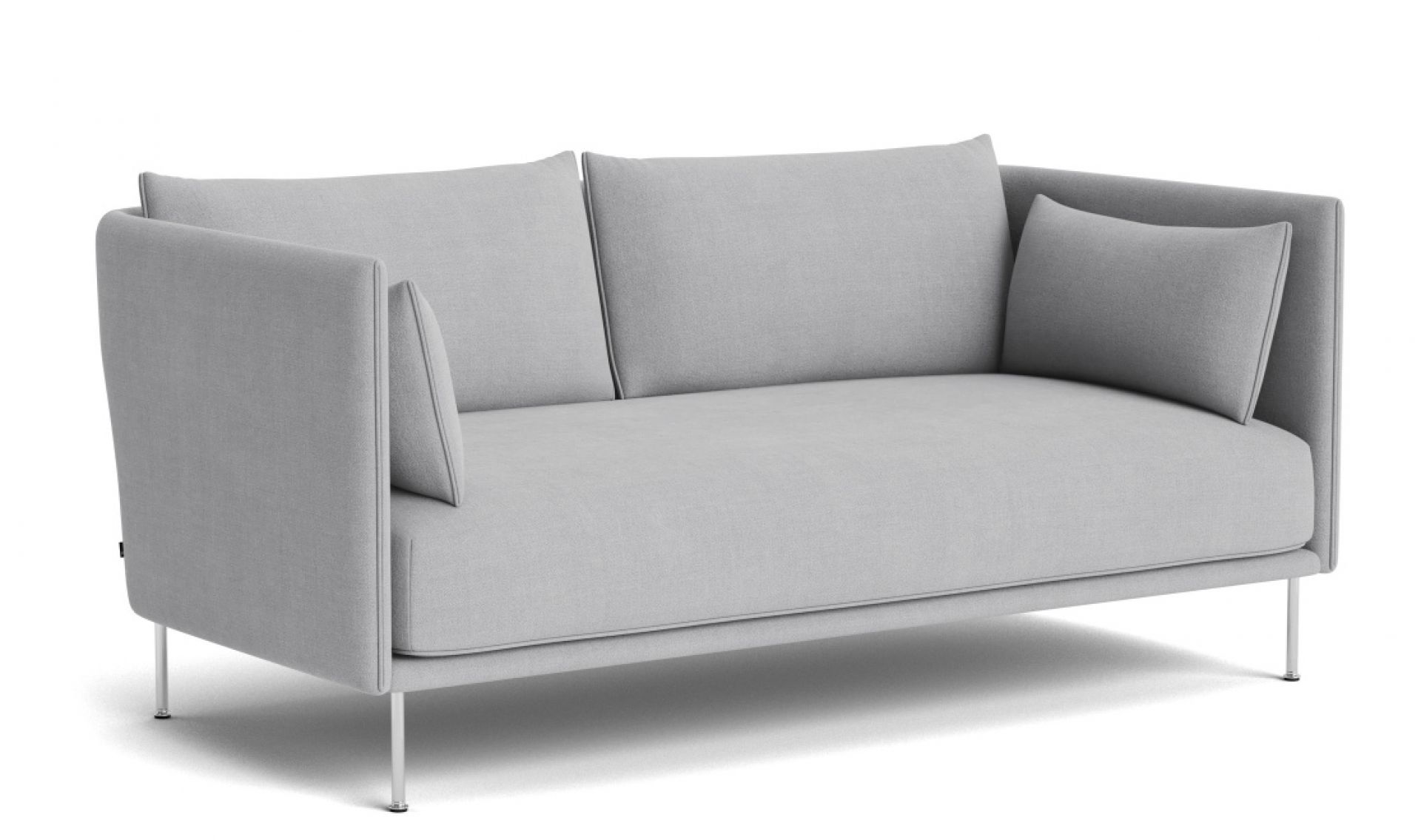 Restless Culling Mention Silhouette 2 Seater Sofa Mono Version Hay | Linara 443 | Stahl verchromt | HAY SILHOUETTE 2 MONO LIN 443 Restless Culling Mention Silhouette 2 Seater Sofa Mono Version Hay | Linara 443 | Stahl verchromt | HAY SILHOUETTE 2 MONO LIN 443