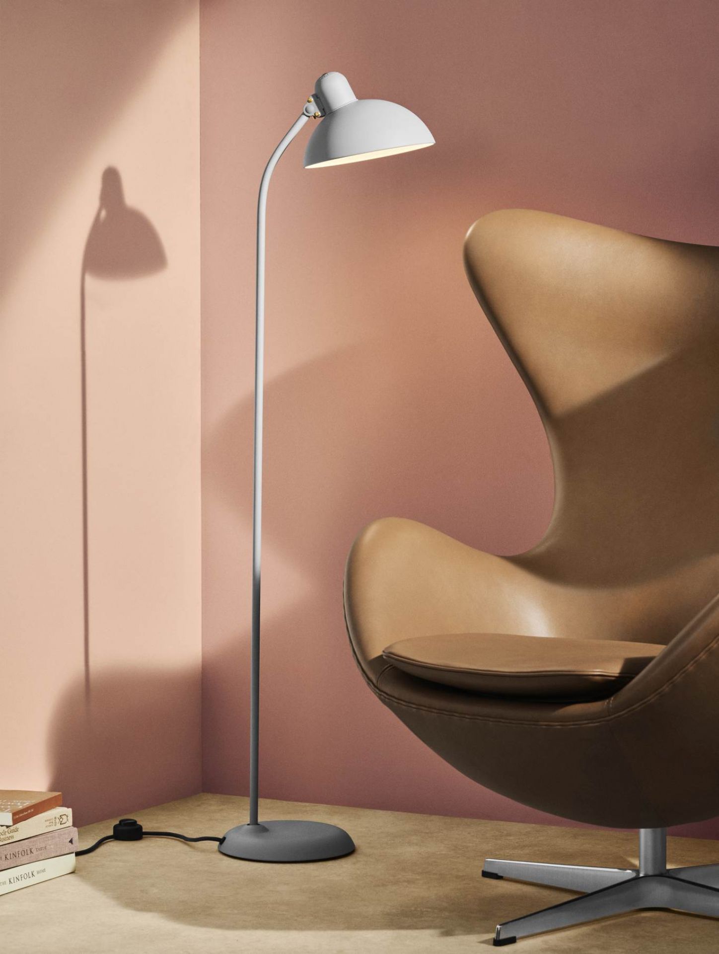 6556 F Floor Lamp KAISER idell Olive Green Fritz Hansen