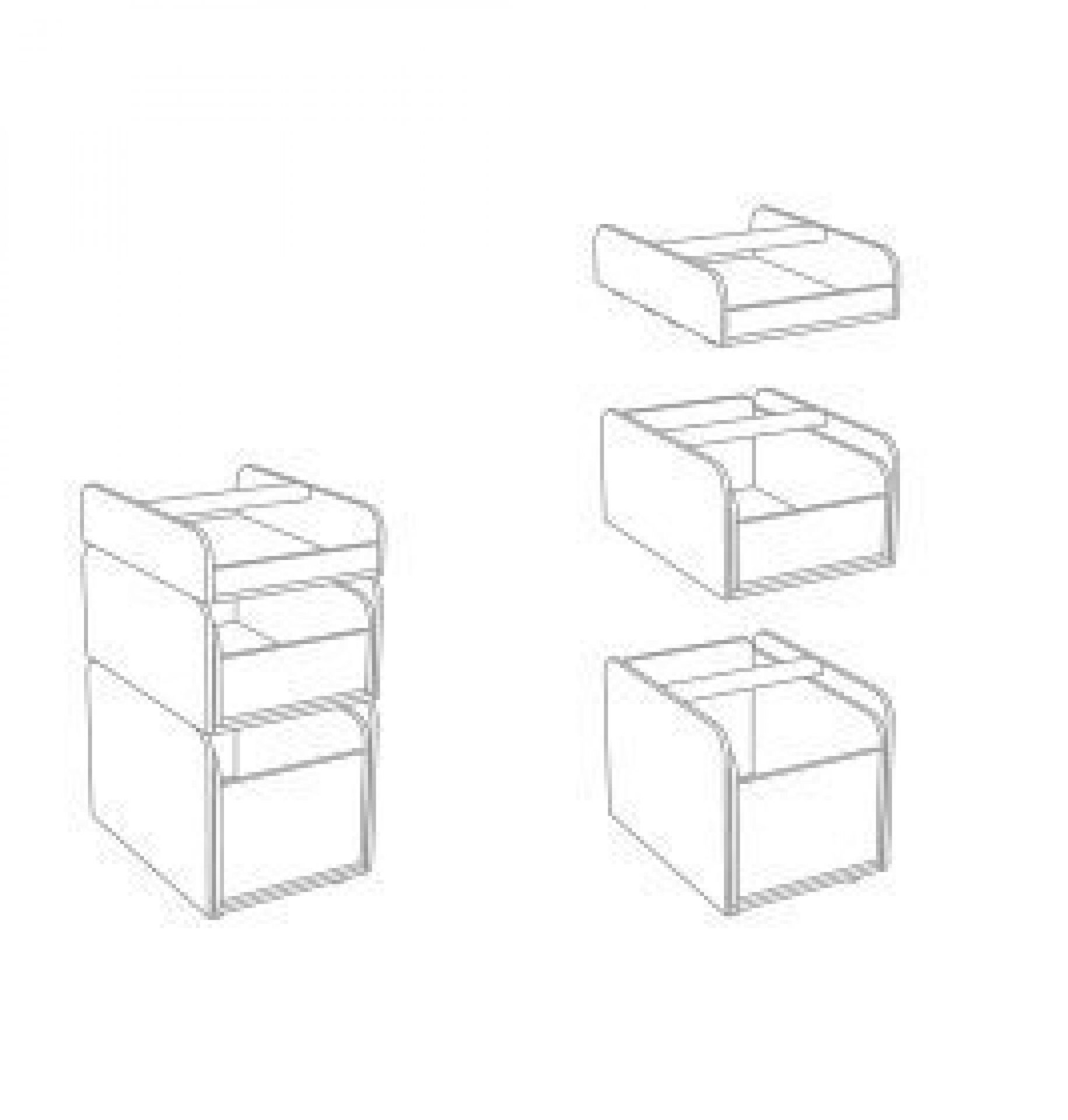Growing Table container for children table Pure Position