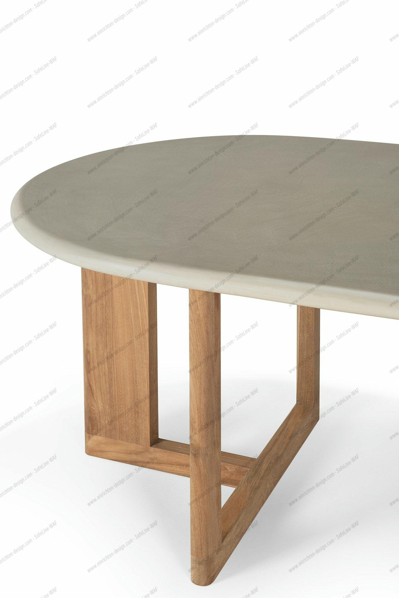 Trestle outdoor dining table Ethnicraft