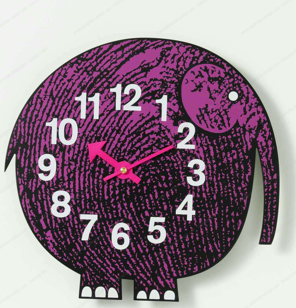 Elihu the Elephant Zoo Timers Wall Clock Vitra