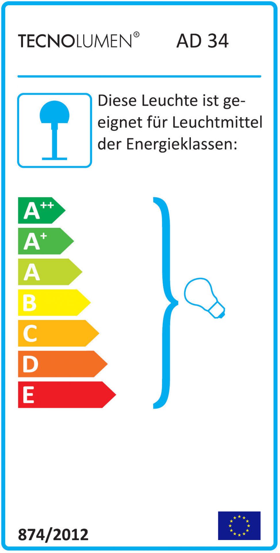 AD34 Table lamp Tecnolumen