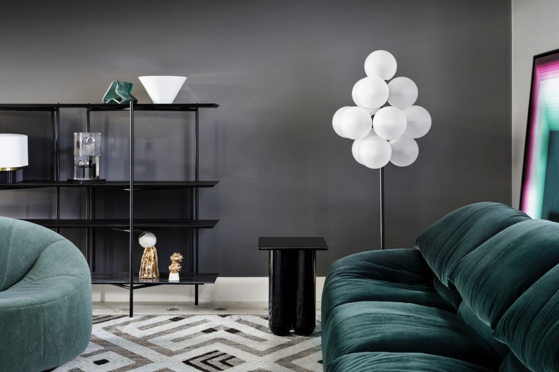 Stellar Grape Big Floor lamp Pulpo