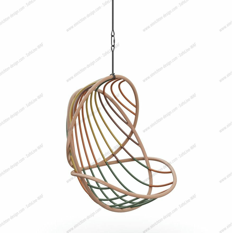 Kida Hanging Lounge Chair with Cushion Dedon