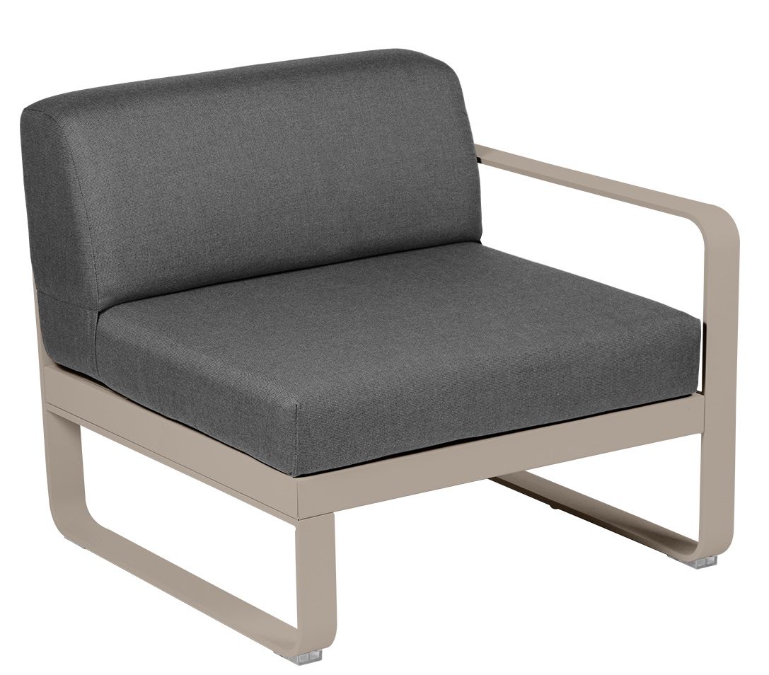 Bellevie 1-Seater Module Right Sofa Outdoor Fermob   