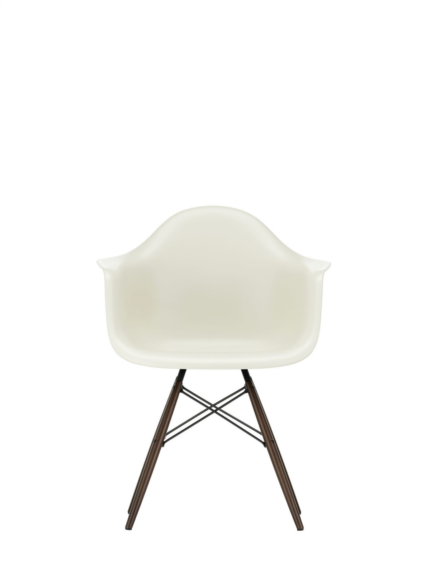 Eames Plastic Arm Chair DAW Chair Vitra Maple yellowish - Tender pink