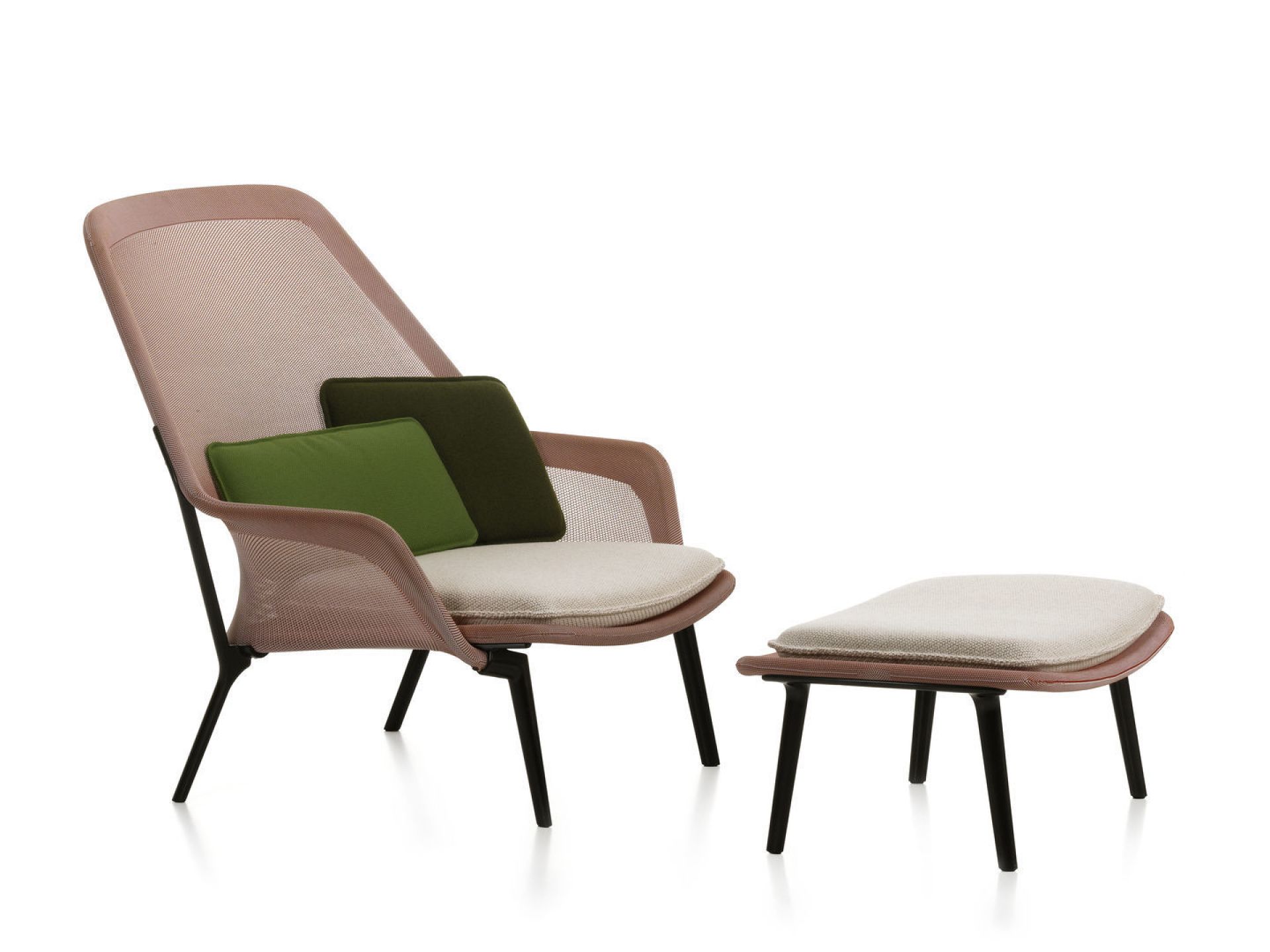 Slow Chair &amp; Ottoman Armchair Vitra