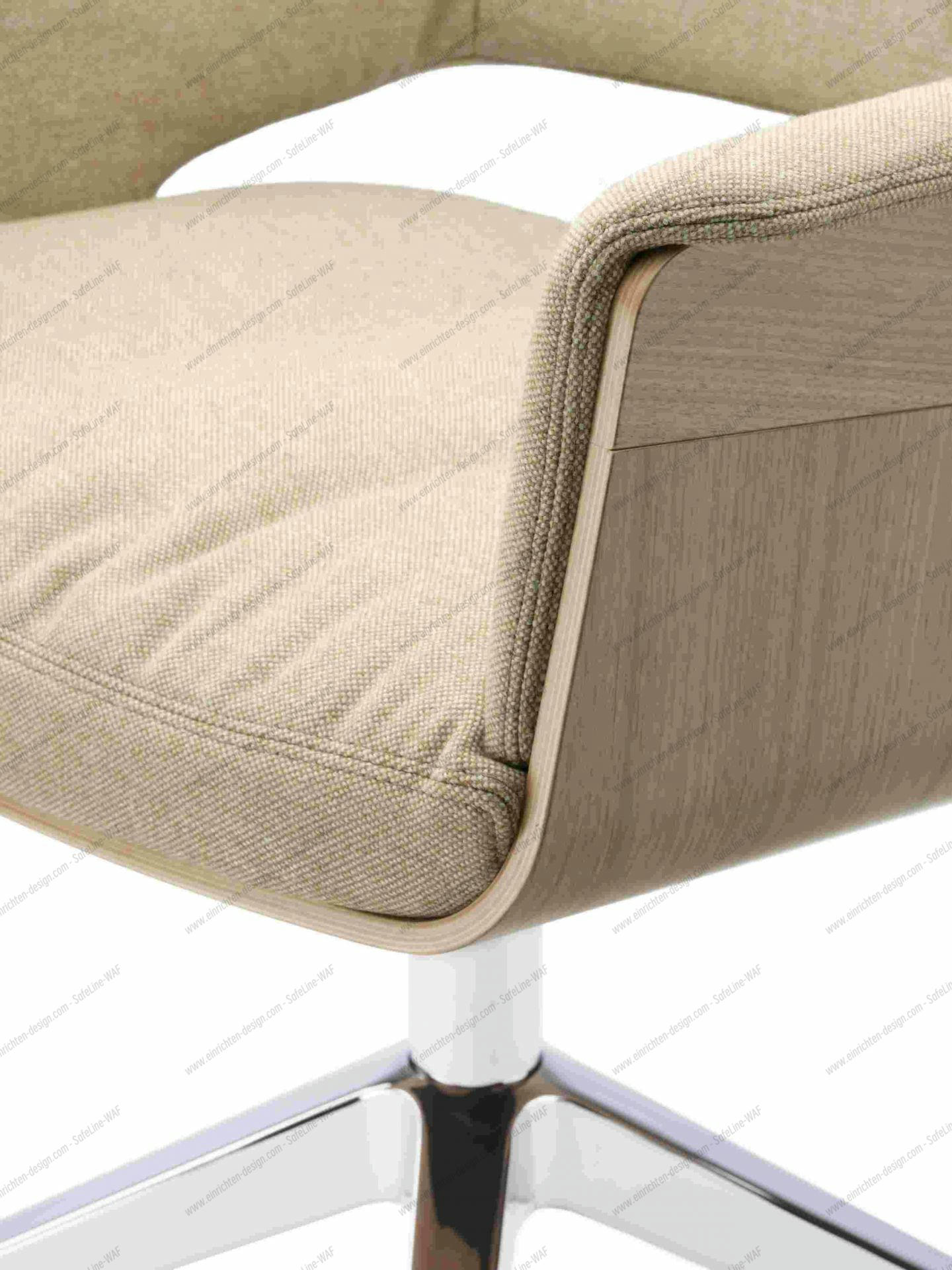 S 847 PVD Swivel armchair Thonet