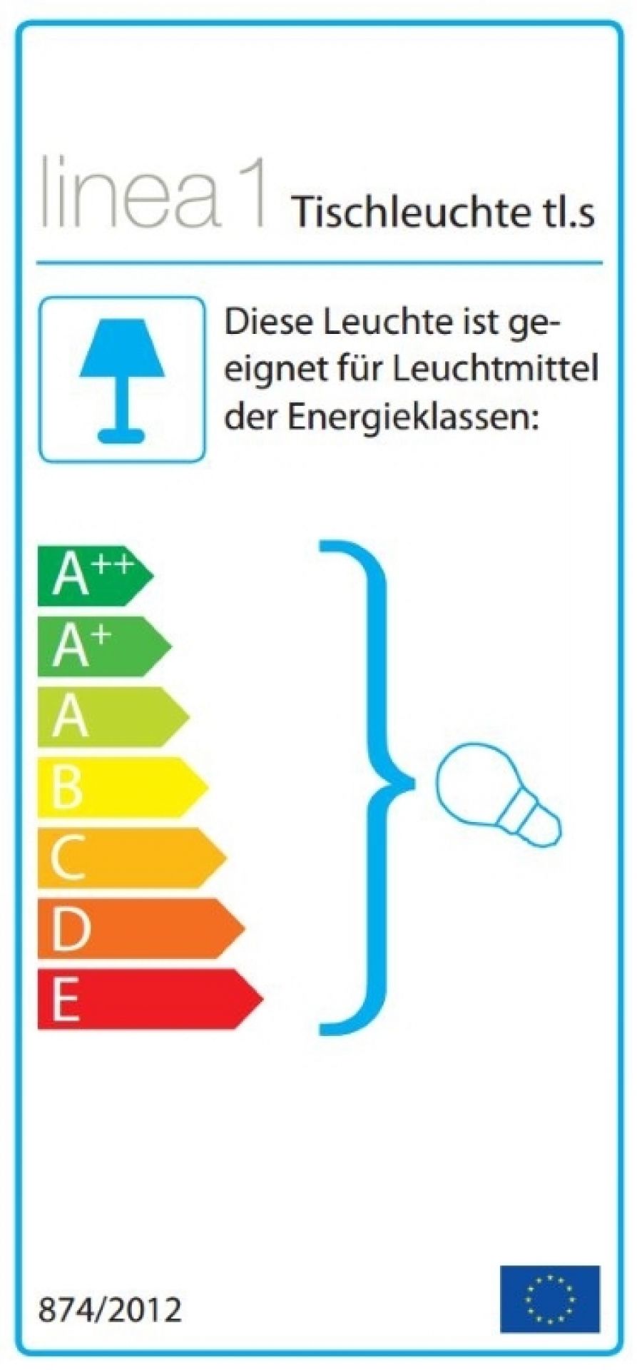 Table lamp Linea1 by Müller Möbelwerkstätten