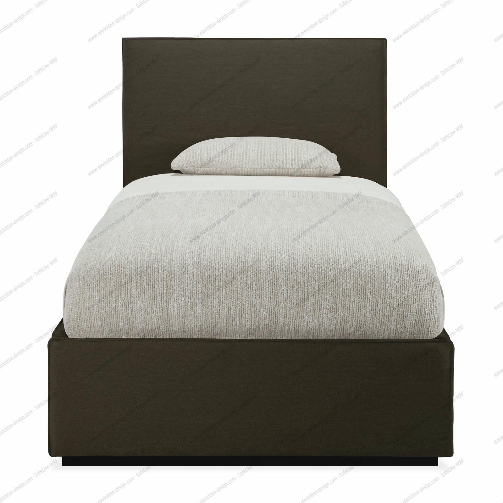 Revive Bed removable cover L 98 x W 214 cm Ethnicraft Grey Leinen