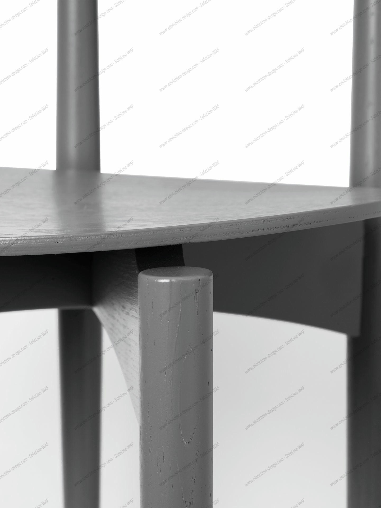 Herman Dining Chair with Wooden Frame Black Ferm Living Herman Dining Chair with Wooden Frame Black Ferm Living