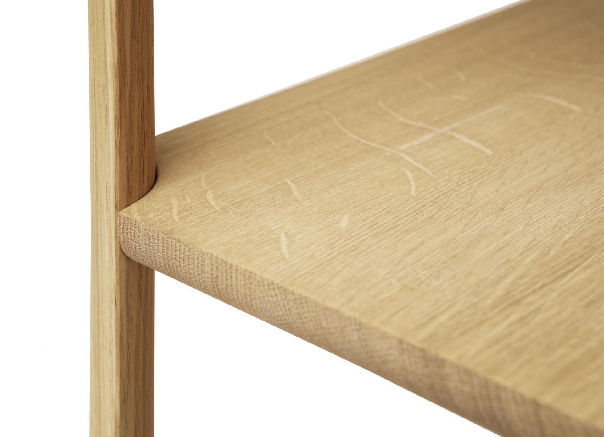 Leaf Shelf 2x2 Oak white oiled Form & Refine