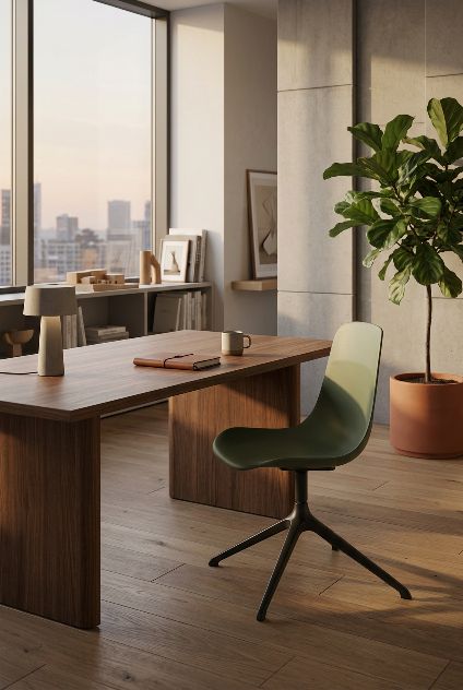 Elephantino swivel chair Kristalia