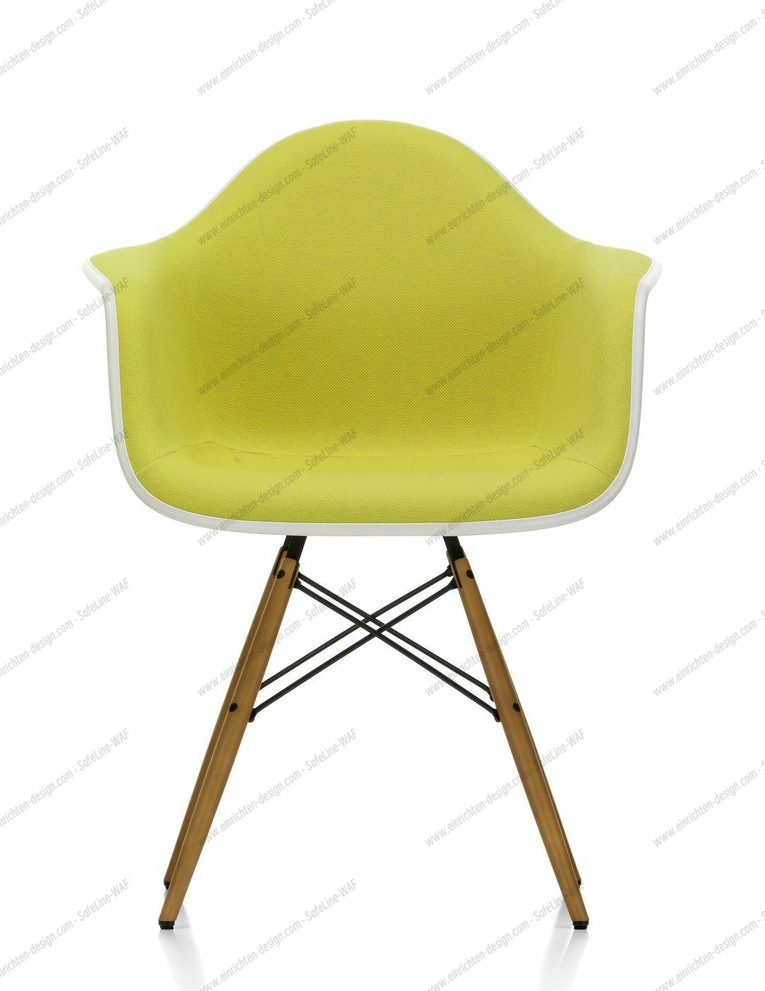 Eames Plastic Arm Chair DAW Chair Fully upholstered Vitra