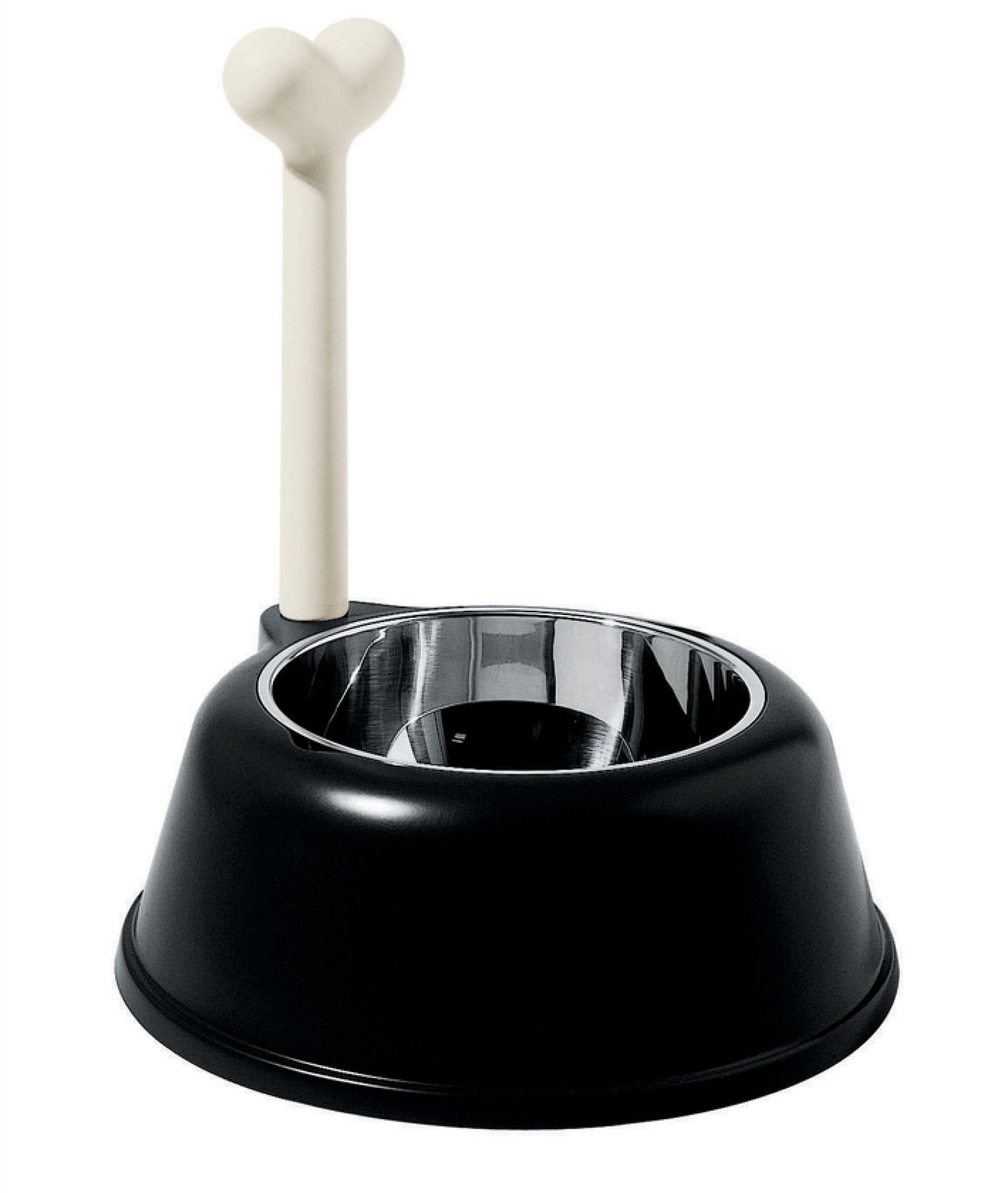 Lupita Dog Bowl AMMI02 B BLACK ALESSI SINGLE PIECES