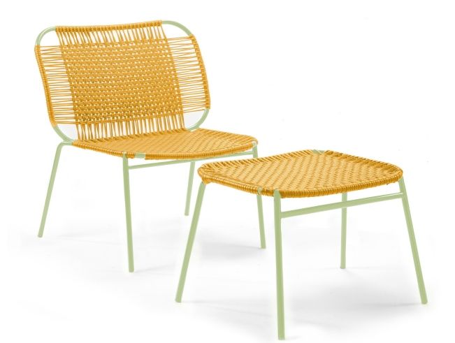 Cielo Footstool Outdoor ames 