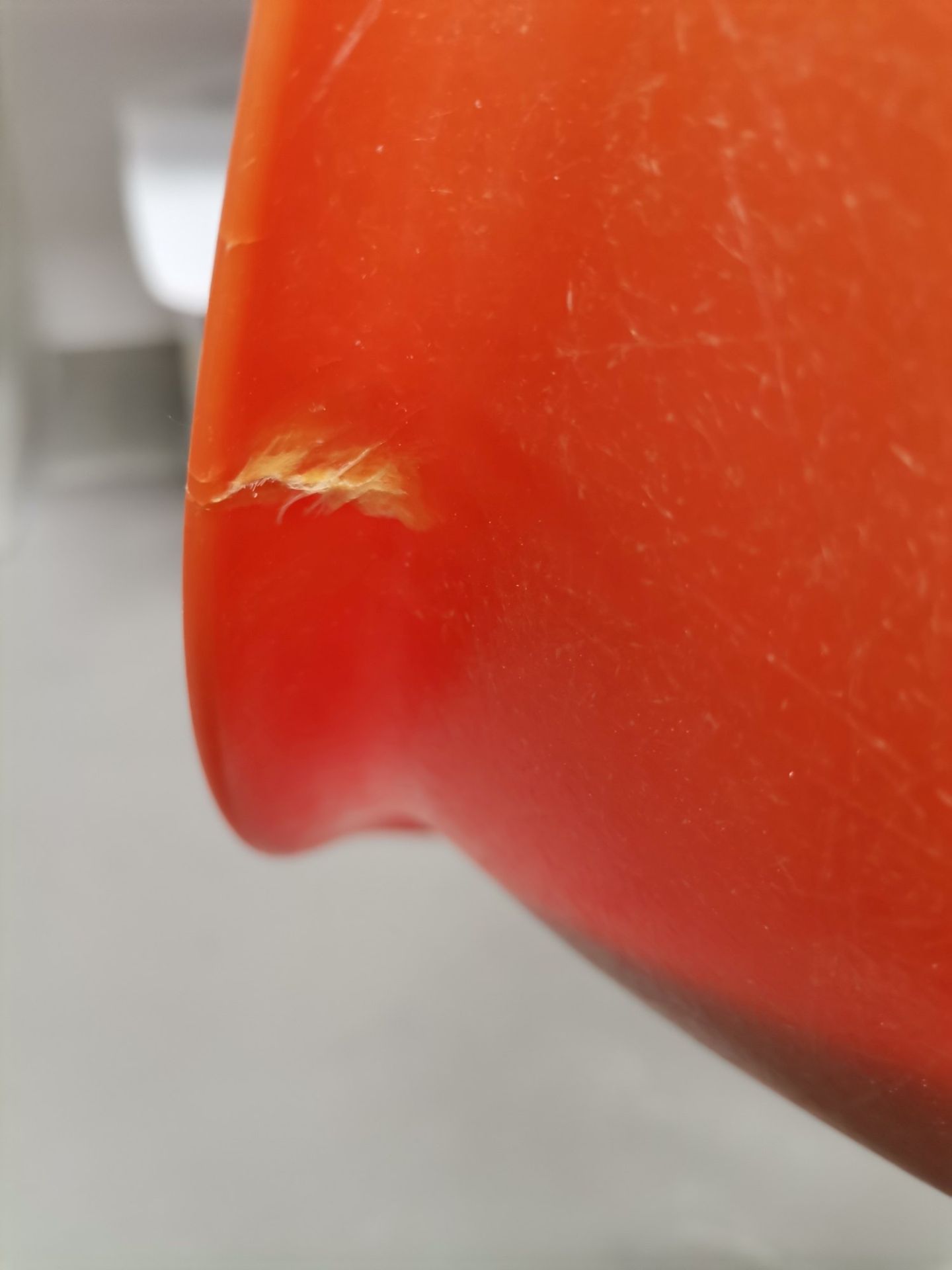 Eames Fibreglass Side Chair La Fonda Red Orange Vitra LIMITED EDITION COLD EXEMPLARY